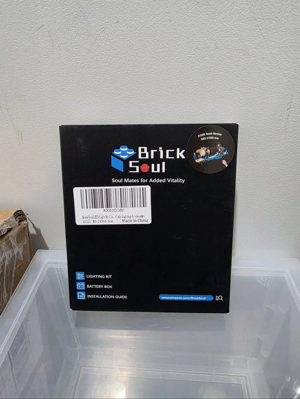 Light Kit for Lego 21366 Floating Sea Otters, Lights Only, Touch Control, Dimmi